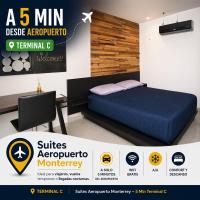 Suites Aeropuerto Monterrey Hab #3, hotel berdekatan Lapangan Terbang Antarabangsa Monterrey, Monterrey