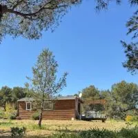 Cabane avec piscine privée en Provence Terrasse & Nature, hotell sihtkohas Lançon-Provence
