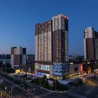 Shanghai Suju Service Apartment Pudong Wanda Plaza Zhoupu Subway Station Branch、上海市のホテル