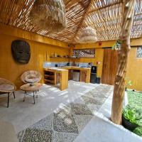 Charming garden villa, walk to town、エルニドのホテル