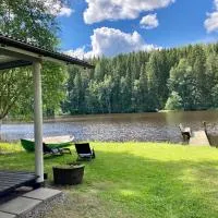 saunamökki Rauhala,LaatuLomat,Juva的飯店