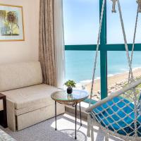 Private Sea View Studios in Berlin Golden Beach Hotel by Flat Manаger, hotel en Golden Sands