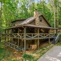 Modern Cabin with Luxury Gym, Firepit + Game Room!, hotel a Blue Ridge
