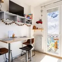 Petit studio lumineux vue montagne, hotel di La Mongie
