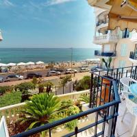 117VB - Beau 2P face mer avec terrasse et parking, hotel en Menton
