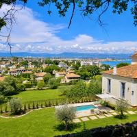 Cap d'Antibes Elegance & Quiet, Pool, Sea View, kh&aacute;ch sạn ở Antibes