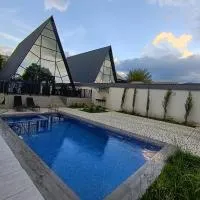 Gabala A frame Guest villa, hotell i Gabala