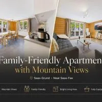 Family-friendly apartment with mountain views, hôtel à Saas-Grund