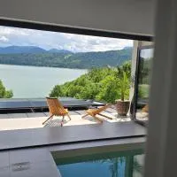 Moon Lake Bicaz - Aurora Sky – hotel w mieście Buhalniţa