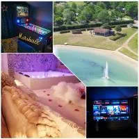 Nuit Romantique, Spa, Crémant, Cinéma, Flipper - Escapade Veyloise، فندق في Pont-de-Veyle