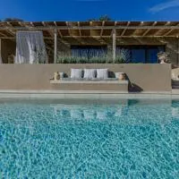 Línia में, होटल AER Brand New Romantic Villa for Two with Private Pool Full Sea View
