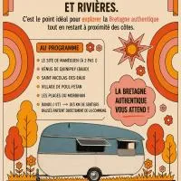 Caravane rétro et son écrin de verdure, ξενοδοχείο σε Guénin