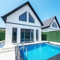 A-frame-WHITE HOUSE-I, hotell i Qusar