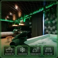 L'Oasis Tropicale, Jacuzzi, Love Room โรงแรมในโรปเปนไฮม์