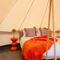 Hoeve de Binnenplaets - Glamping tent met HOTTUB、Schimmertのホテル