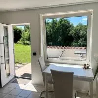 Schönes, ruhiges Apartment im Grünen, Terrasse, Parkplatz, Hotel in Bamberg