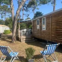 Mobil Home 6 pers climatisé , Landes , Camping 4 étoiles, hotel en Lit-et-Mixe