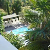 Maison d'Hotes Les Palmiers, hotell i Gluiras