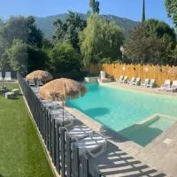 Camping Domaine de la GAUTIERE, hótel í La Penne-sur-lʼOuvèze