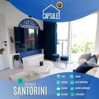 Capsule Santorini - balneo - Sauna - Switch 2, hotel em Limelette