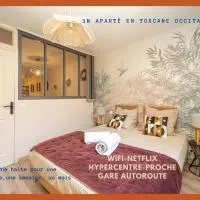 L'Aparté T2 Relax & Cosy en Toscane occitane-Gaillac hypercentre, готель у місті Гаяк