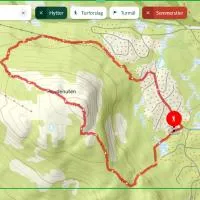 Ramsbu utsikt terasse selvhushold, hotel em Hovden