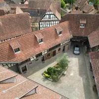 Les Gîtes de la Billebaude - Gîte du Renard, hótel í Eckwersheim
