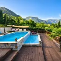 LES GARGOUILLES - Piscine à Débordement Avec Vue Exceptionnelle - Gorges du Tarn - Millau – hotel w mieście Boyne