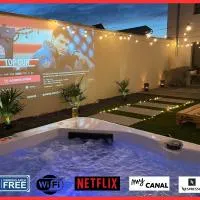 Viesnīca Full House, Jacuzzi, Netflix, 8 pers, free Parking 10' Colmar pilsētā Widensolen