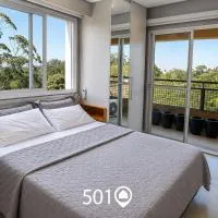 Studio c/ a Melhor Vista do Prédio na Granja Viana โรงแรมในตาโบเอา ดา แซร์ฮา