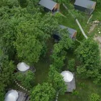 Tinutul Luanei Glamping Resort, hotel in Bozioru