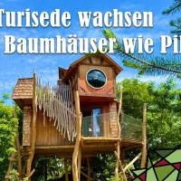 Baumhaushotel - Die geheime Welt von Turisede - Kulturinsel Einsiedel, hotell sihtkohas Zentendorf