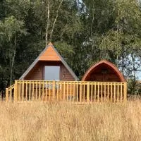 Hill View Glamping Hut, hôtel à Tregaron