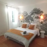 chambres d'hôtes numéro 2 Le Bedat côté jardin, hotel u gradu Labatut