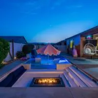 Indio में, होटल Fire Ice Pool, Sunken Firepit, Gym,Karaoke,EV