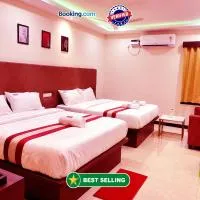 Premium Hotel DS TIRUPATI - near the central bus station and Railway Station - Air-conditioned units equipped with flat-screen TVs, kettles, and free toiletries - BEST FAMILY HOTEL IN TIRUPATI, hotel em Tirupati