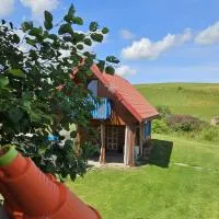 Domek w Bałyzach z balią - prywatna Oaza w Pieniach, hotel em Kacwin