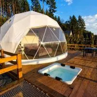 Glamping Pod Hradom súkromné jacuzzi a sauna, Hotel in Bardejov