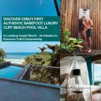 Beachfront Villa with Private Pool on 1,5 km Lambug Beach, Kawasan Falls 10 Min, Badian Moalboal - The Verge Cebu, hotel en Badian
