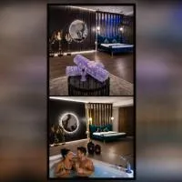 Privat-Spa mit Whirlpool und Sauna in Sursee, מלון בזורזה
