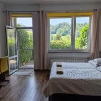 Zielona Przystań Apartament z widokiem na Pieniny, hotelli kohteessa Jaworki