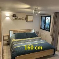 "Le 3 Bis" Climatisé,1 lit King Size, хотел в Venoy