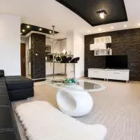 Black & White Komfortowe Apartamenty 2 km od Centrum, hotel em Racibórz