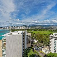 Oceanfront wSunset Views Condo at the Colony Surf Full Kitchen and Parking, hotel sa Honolulu