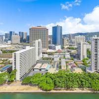 Honolulu में, होटल Ocean-City Views Glamorous Condo at The Watermark wParking Full Kitchen