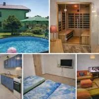 Přízemní útulný apartmán s vlastní saunou a bazénem, hotel Nýdekben