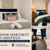 10 Mins Arena 2-Bed Flat Free Street Parking: Wincobank şehrinde bir otel