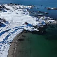 Strandhus med panoramautsikt, hotel em Sand