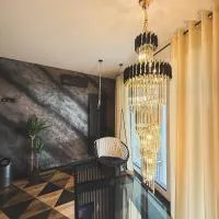 Dwupoziomowy apartament z przeszkloną antresolą FP22: Zamość şehrinde bir otel