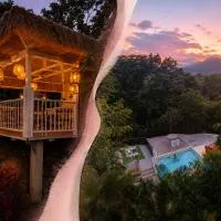 A Touch of Pink Secret Eco Retreat with Pool, Starlink WiFi, Netflix, Mountain Views, Puerto Princesa's Perfect Boutique Stop for Underground River, Fireflies and Waterfalls, On the Road to El Nido and Port Barton, Scooter Rental, hotell sihtkohas Puerto Princesa City